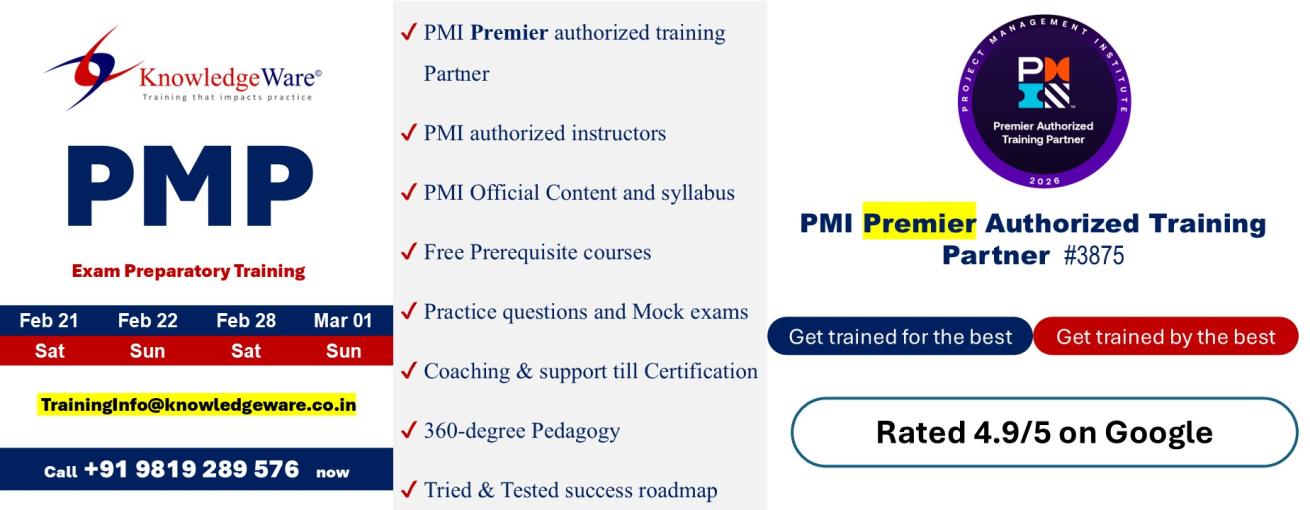 PMP Feb - Mar 2026 Training Program